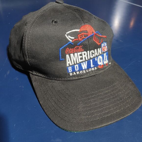 VTG 1994 NFL Snapback Hat Coca Cola American Bowl FOOTBALL PRO ONE Barcelona - Picture 4 of 4
